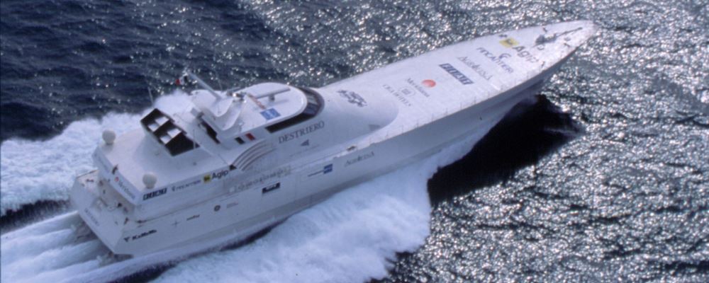 Destriero Atlantic crossing record, 1992 - La Storia - Yacht Club Costa Smeralda