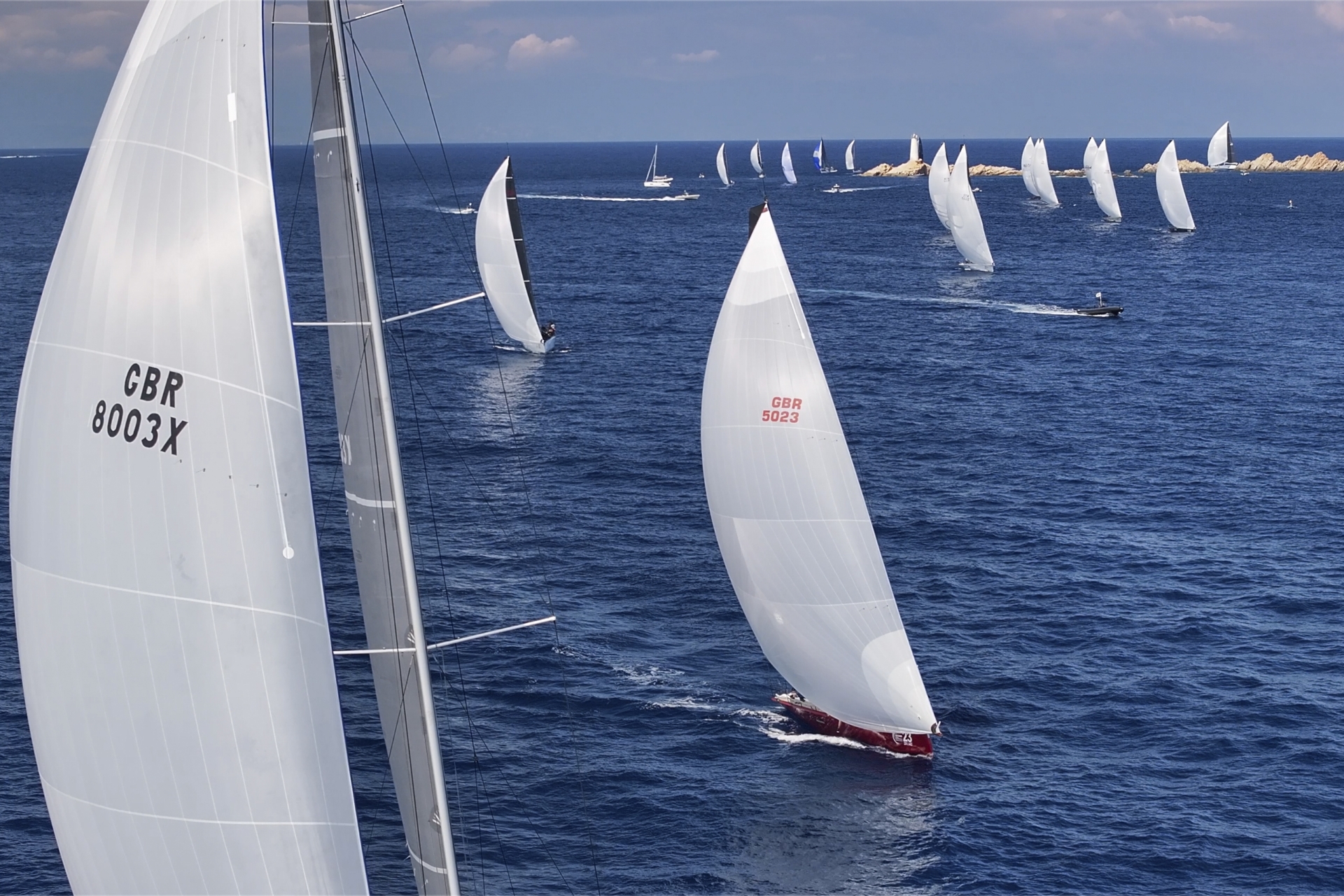 Light airs mean only ClubSwan 36 class completes race at Rolex Swan Cup - Press Release - Yacht Club Costa Smeralda